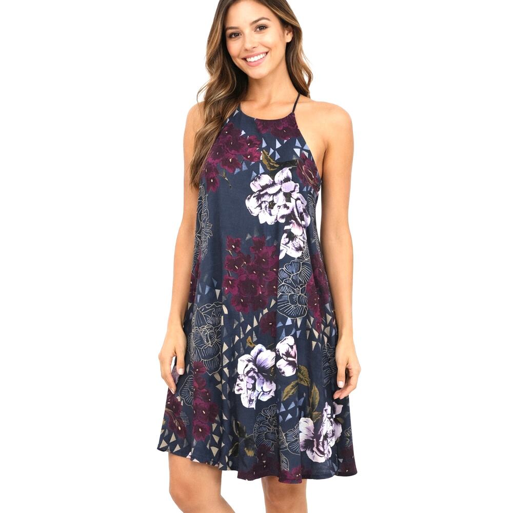 Everly For Francesca's Medium Floral Sleeveless Dress